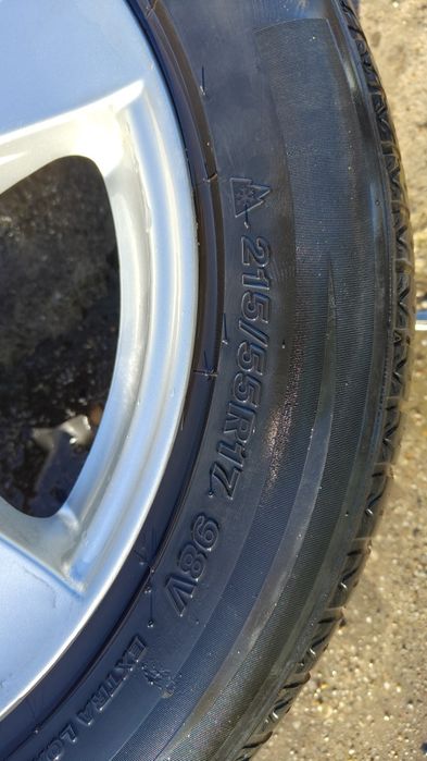 Jante Peugeot 407 17 5x108 cu anvelope allseason 215 55 17