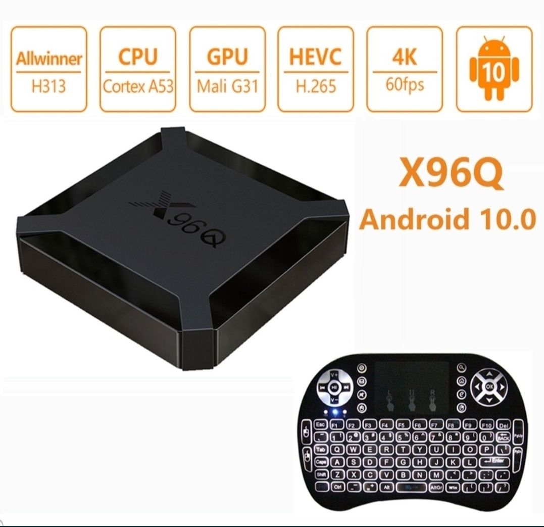 Тв приставка X96Q 2/16 Android 10