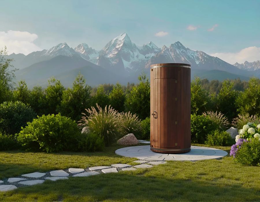 Дървена Душ Кабина (Сауна,спа) Скандинавска