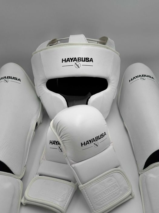 Экипировка Hayabusa кожа: шлем, футы, накладки, есть опт