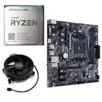 Kit Placa de baza MSI A520M-A PRO, AMD Ryzen 3 3200G 3.6GHz, Cooler