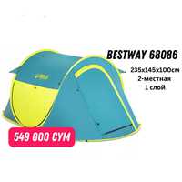 Новая палатка Bestway 68086 BW "Coolmount 2", 235x145х100см, 2-местная