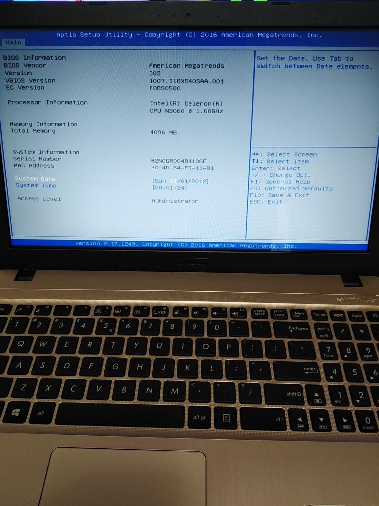Display laptop 15,6slim pini