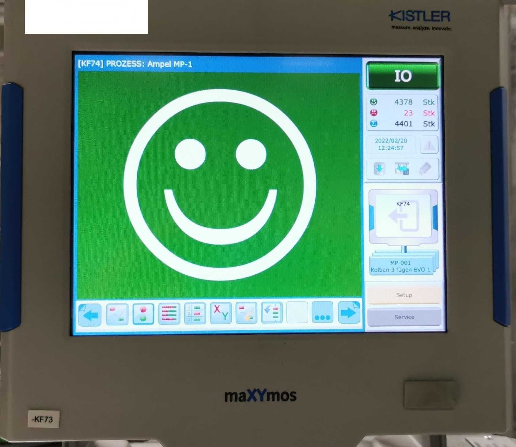 KISTLER Maxymos touch Display
