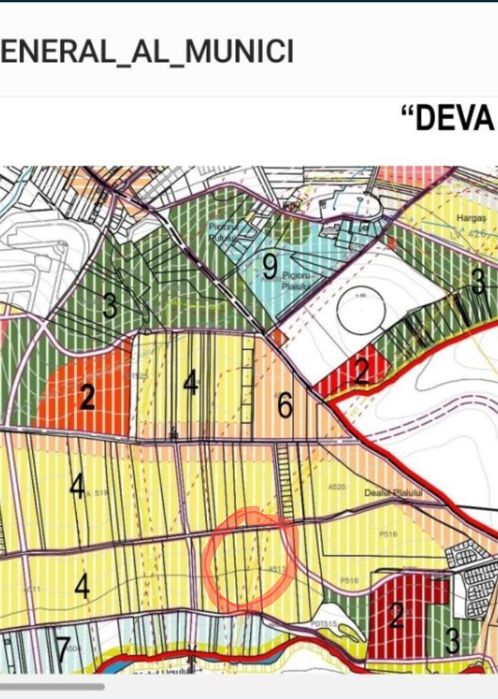 Teren 11800mp Archia Deva Noua (PUG pt locuinte) parcelabil 15 loturi