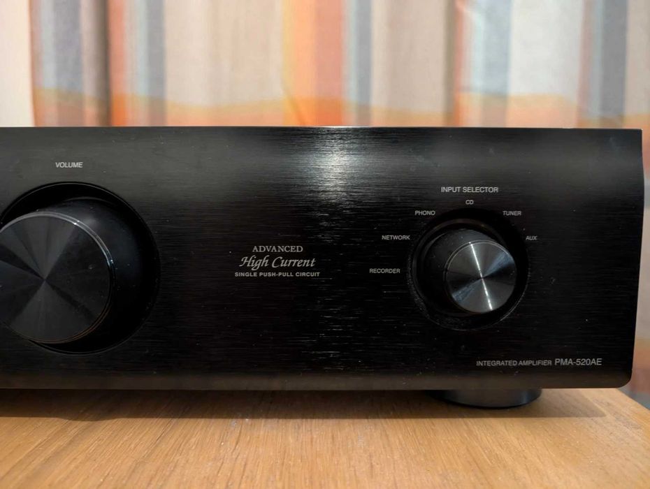 Amplificator Denon PMA-520AE, tip clasa A, cu telecomanda