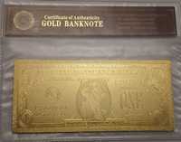 Set Bancnote $1 - $100 din Polimer Placat cu Aur
