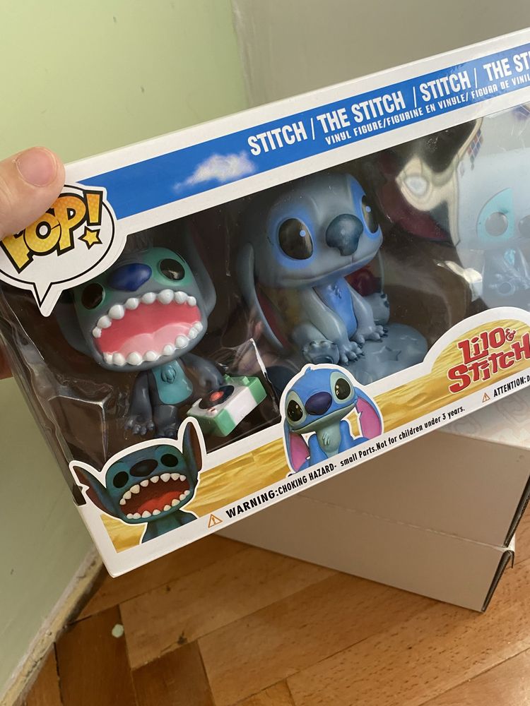 Комплект от 4 бр фигурки Стич, Stitch