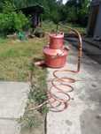 Vand cazan tuica alama cu toate accesoriile: cilindru, teava, capac, t