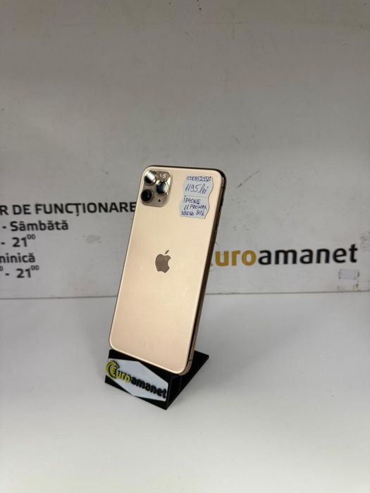 Telefon mobil Apple iPhone 11 Pro Max, 256GB, gold 80%baterie -P-