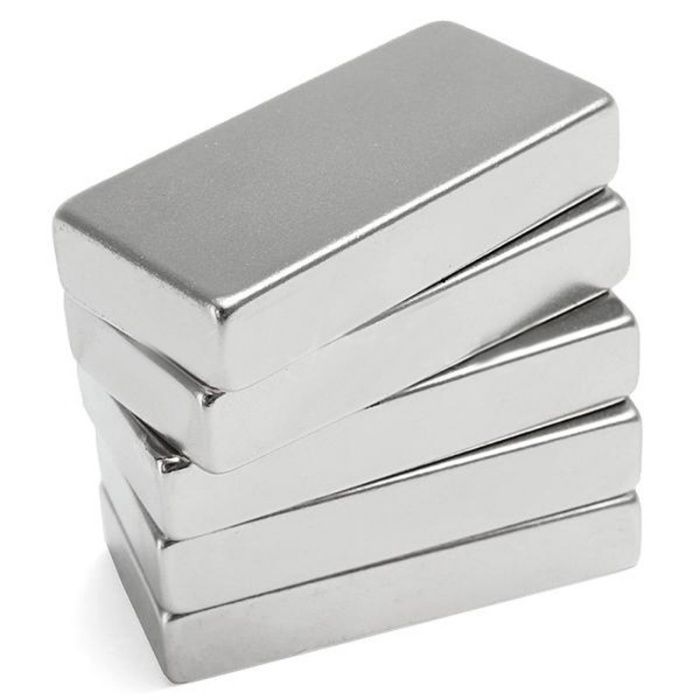 Magnet neodim N52 5x2,5x1 cm, bloc de dimendiune medie,magnet puternic