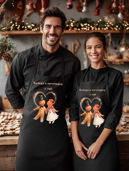 Персонализирана коледна престилка
