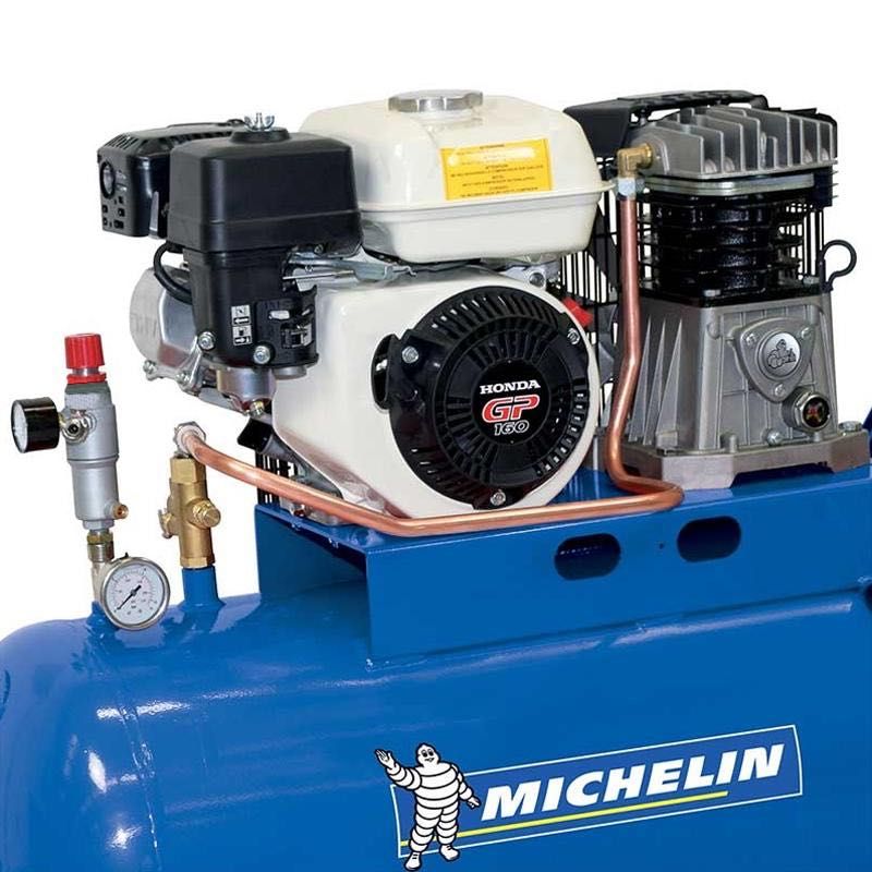 Compresor profesional benzina 4.8CP 100L MICHELIN S100/360 motor Honda