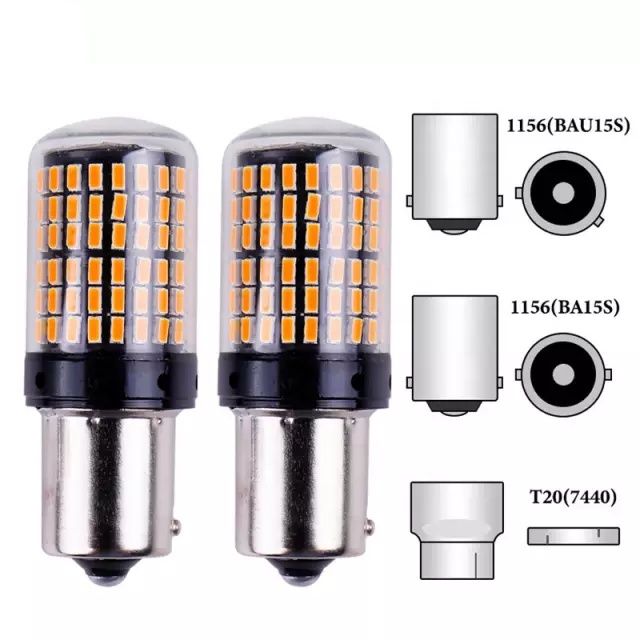 Диодна крушка (LED крушка) 12V, P21W, BA15s,1156,1157 Т20 т25 7440