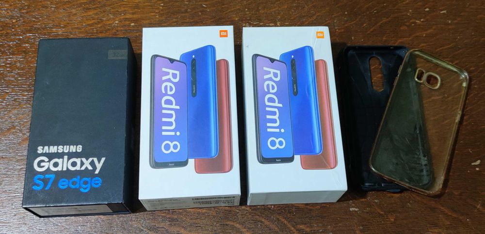 ЛОТ Телефони Samsung Xiaomi Galaxy S7 Edge Redmi 8 S4 mini