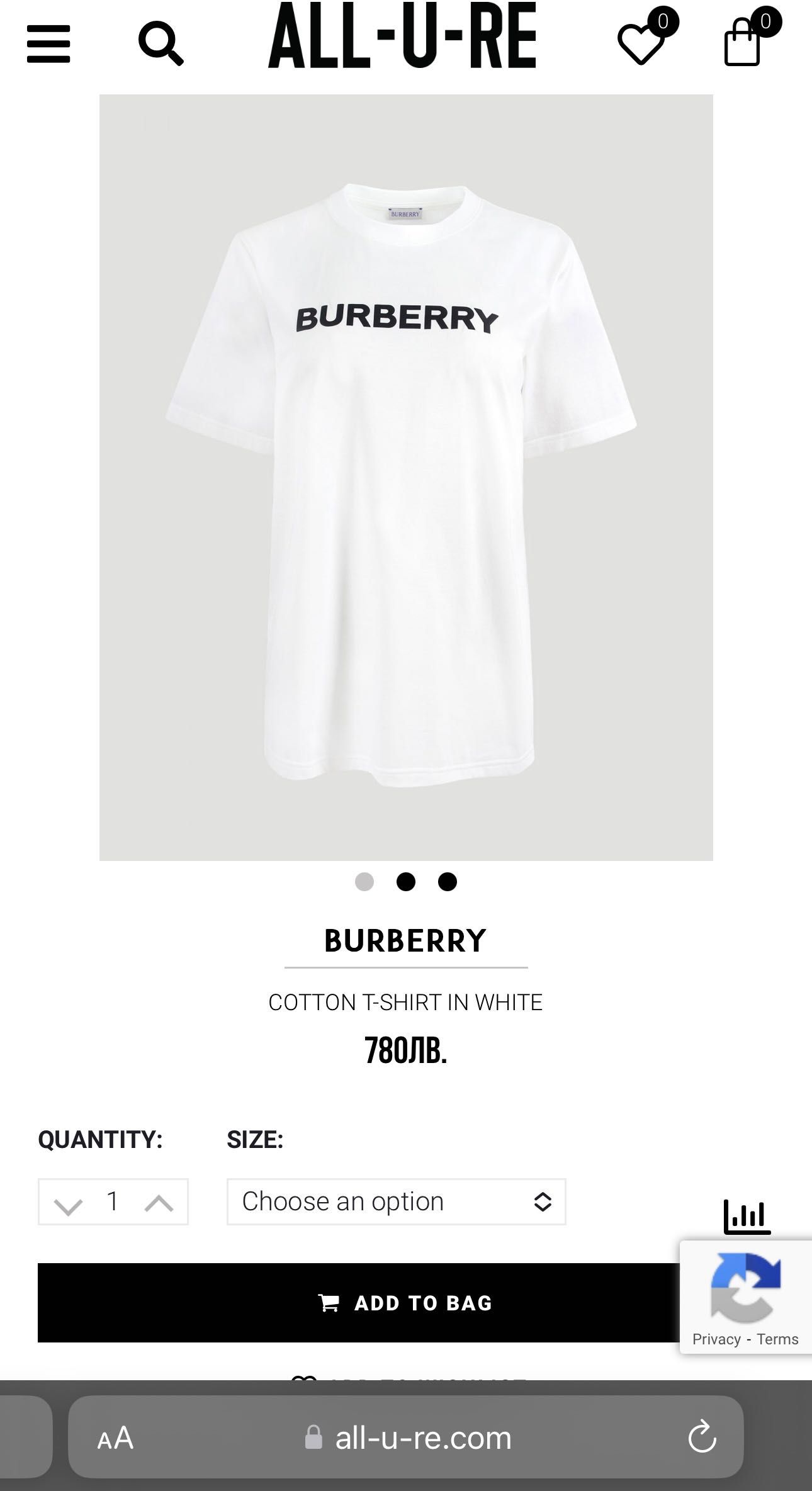 Оригинална тениска Burberry