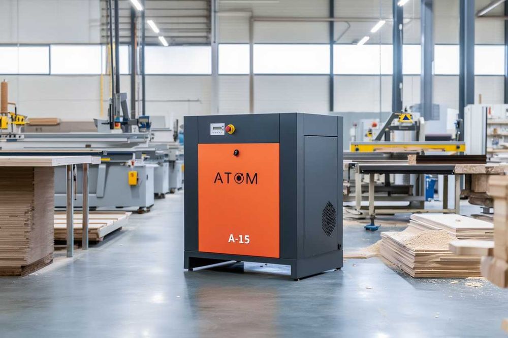 Vintli kompressor ATOM A-15 | 15 kVt | 10 bar
