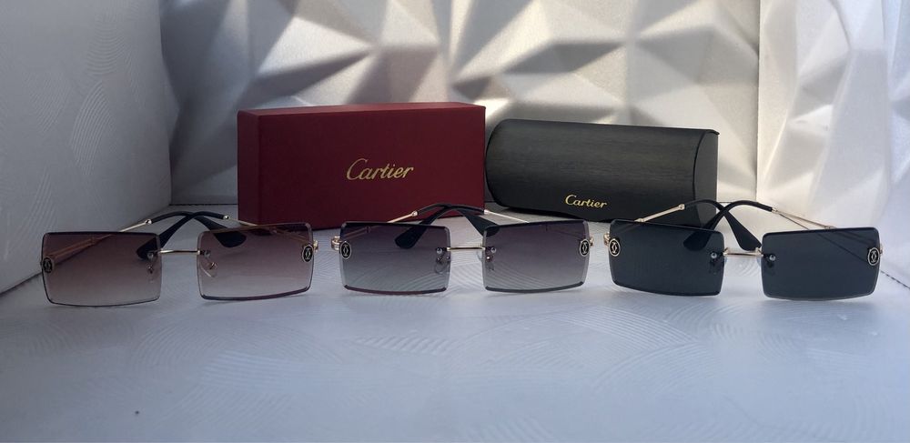 Мъжки слънчеви очила правоъгълни 3 цвята черни кафяви сини