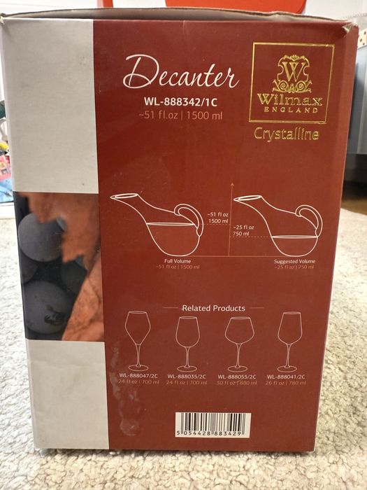 Decantor Vin Wilmax England Nou