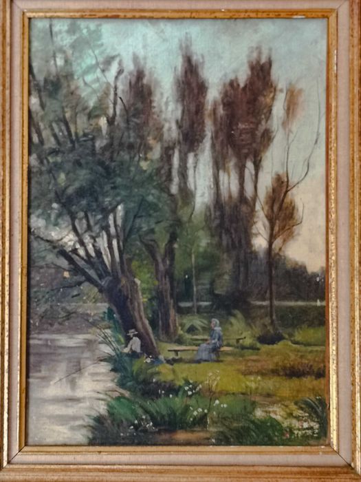 Tablou ulei pe pânză –Școală belgiană/franceză, secol XX