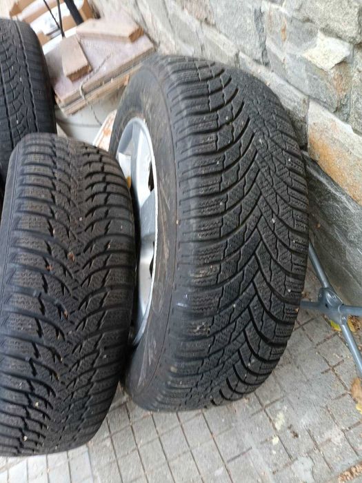 Зимни гуми 185х65х14 с лети джанти за фиат