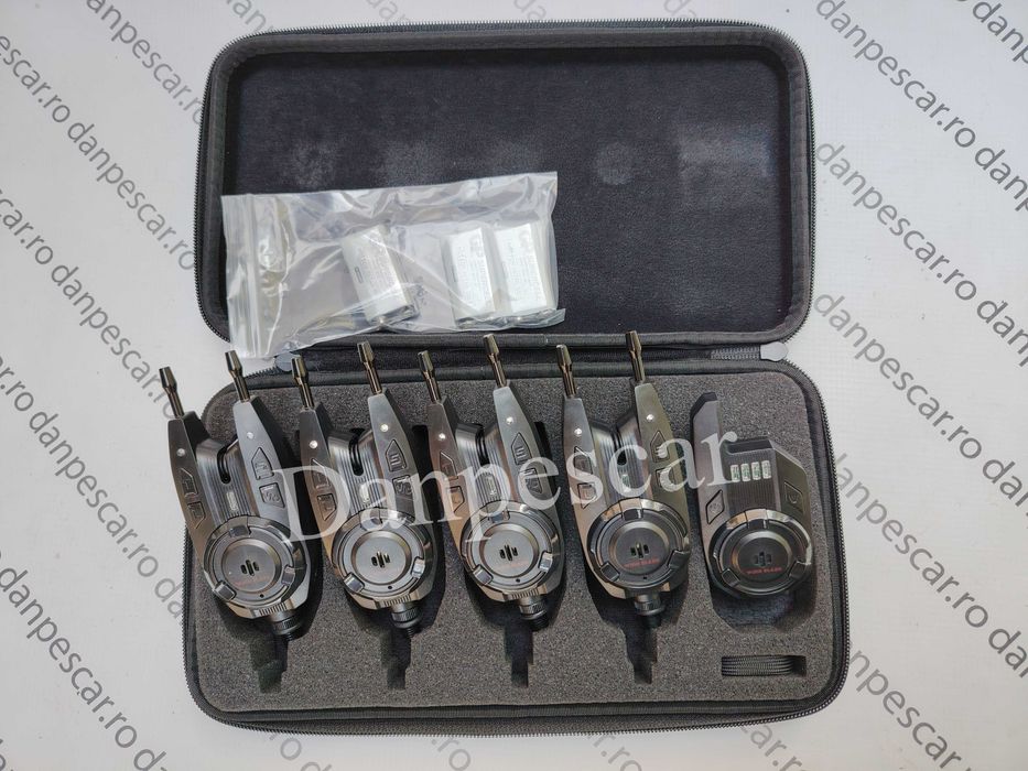 Set 4 Avertizori cu Statie Wind Blade D5-W cu snag bar si lumina vaghe