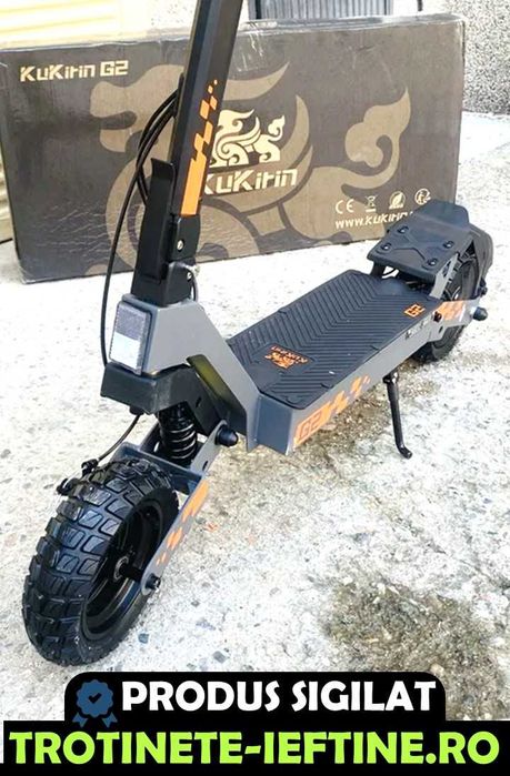 KuKirin G2, 800W, Baterie 15Ah, Ecran Tactil, Viteza 45km/h, NOUA
