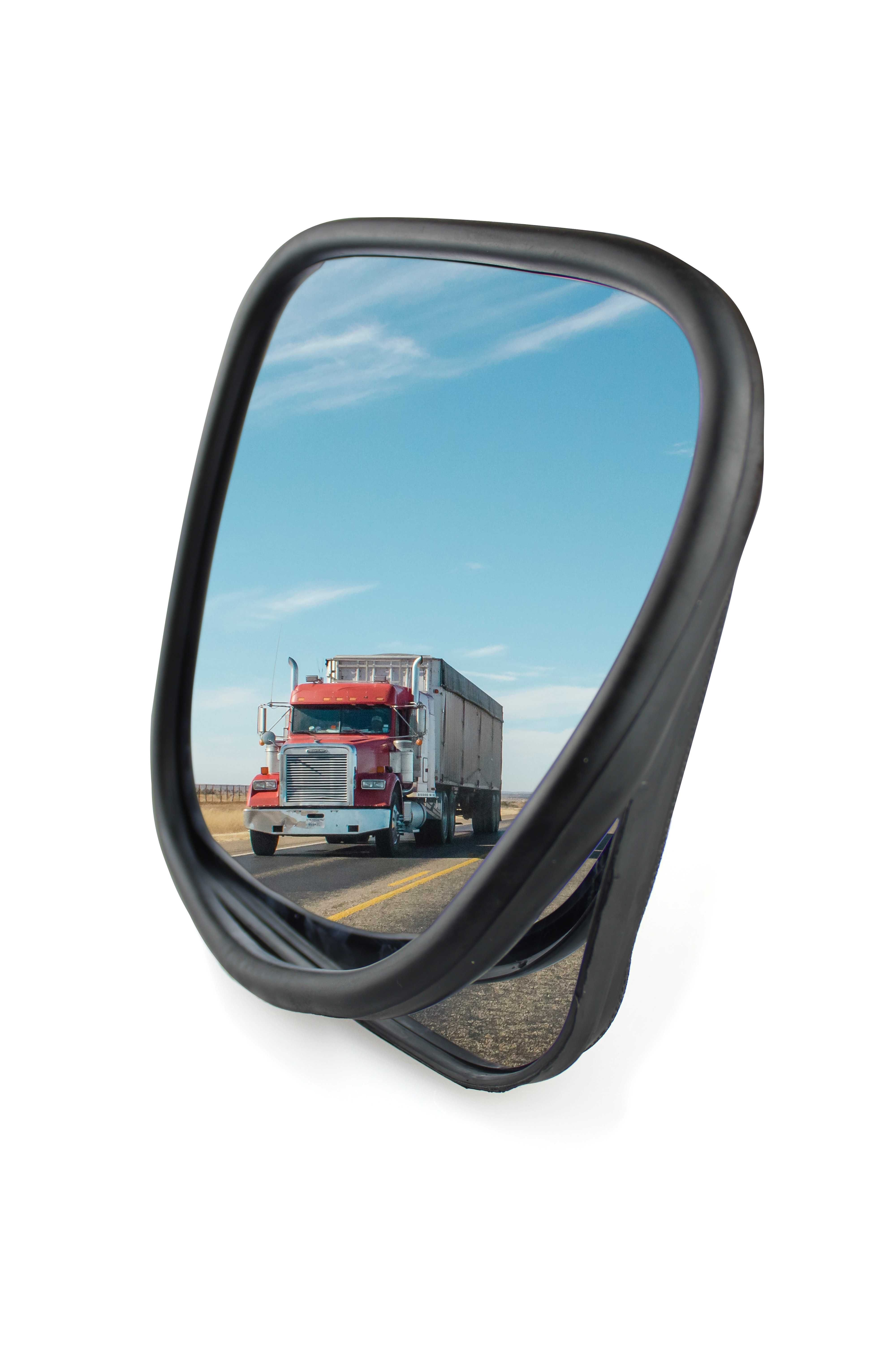Странично Огледало за Камион, Автобус, Бус, Влекач, Тир / 18 x 18 см