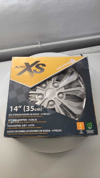 Capace Auto XS 14” și 15”, set 4 bucăți, noi în cutie