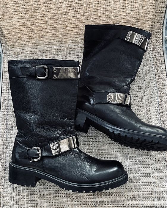 Ултрамодерни байкърски ботуши Ioannis естествена кожа