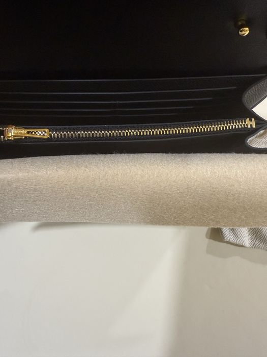 Сумка клатч Hermes полностью ручной работы из фрунцуской кожи Epsom