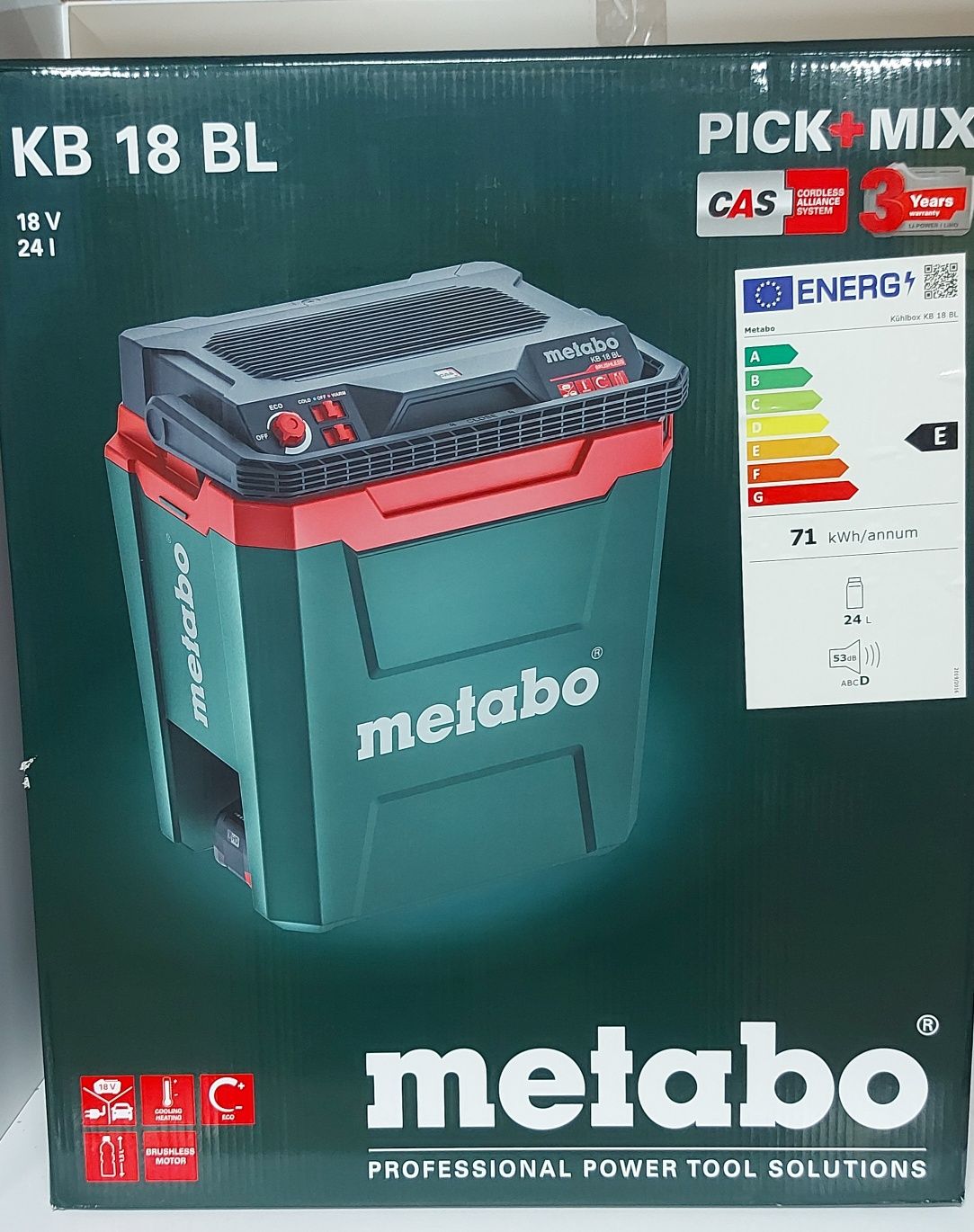 Акумулаторна охладителна и затопляща  кутия(хладилна чанта) Metabo KB