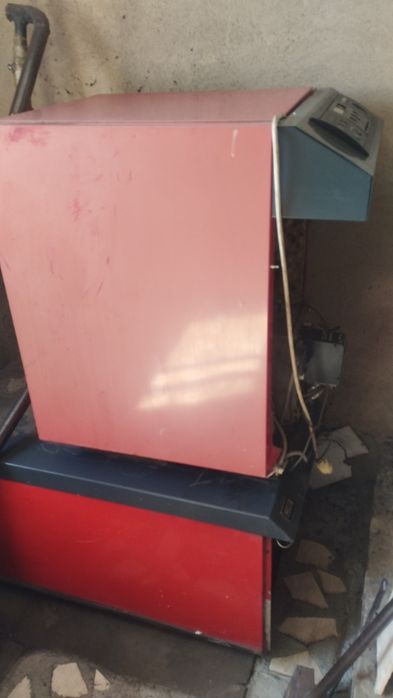 Солярочно-газовая печка