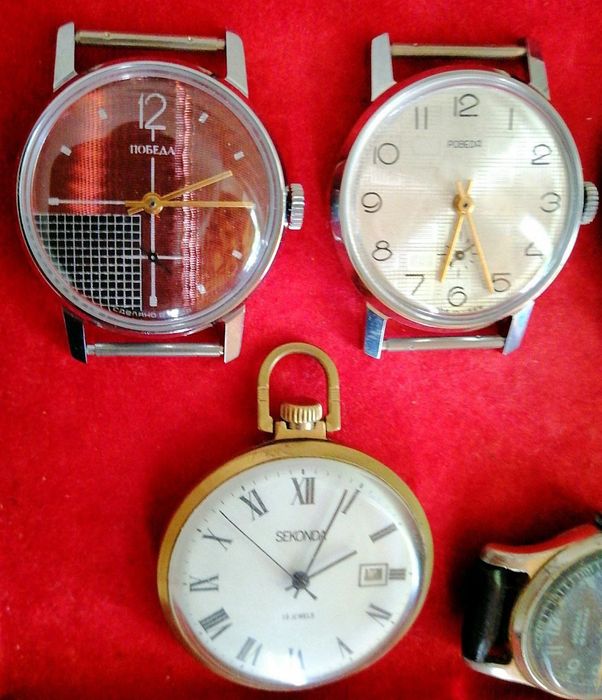 Раритетные часы СССР