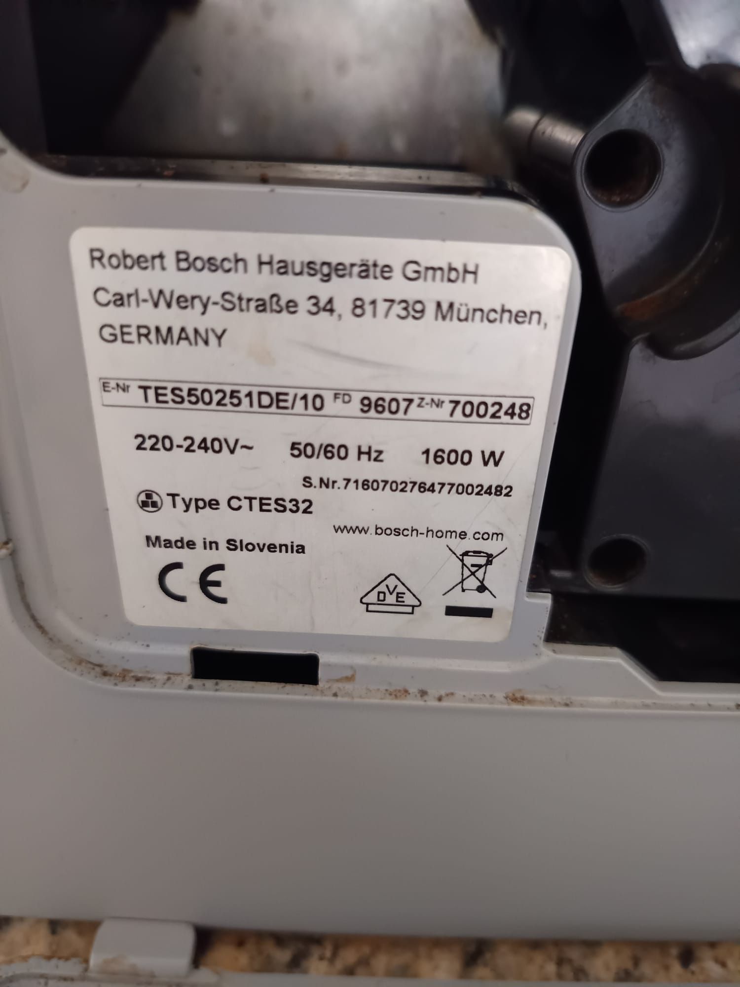 Aparat de cafea Bosch VeroCafe