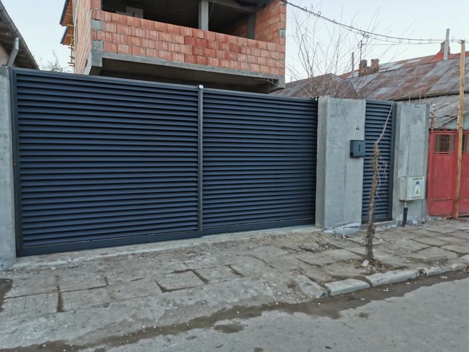 Gard tip jaluzea/wpc/țeava rectangulară/balustrada/automatizari