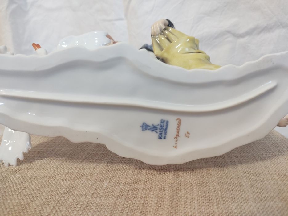 Bibelou stil victorian Prinzător de gâște si Domnișoara  Kaiser