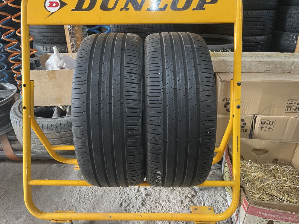 2бр. 225/45/18 Continental Eco Contact 6, 6мм, ДОТ 2019