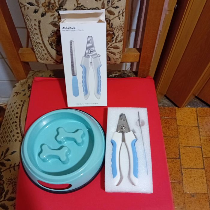 Foarfeca+pila unghii catei și bol