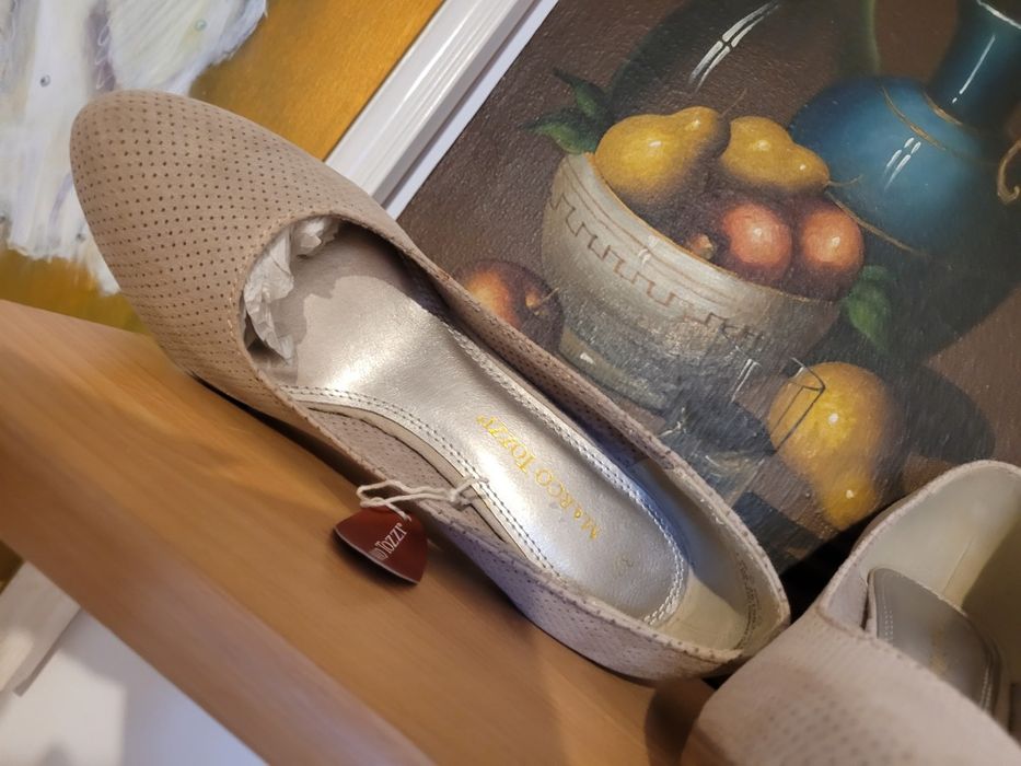 Pantofi dama Marco Tozzi produs nou piele naturala moale