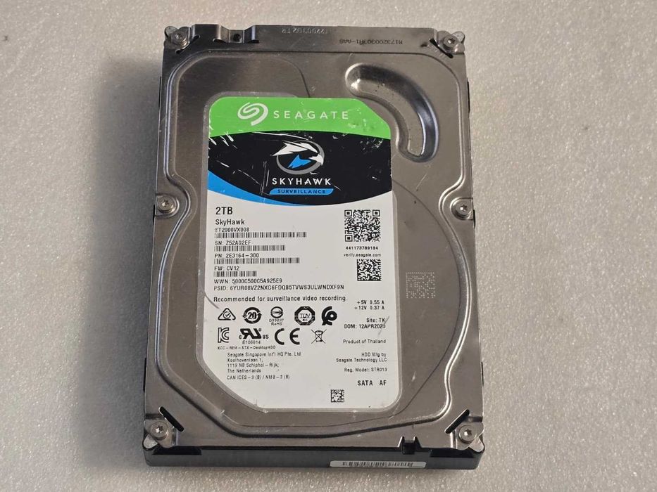 Hard disk desktop Seagate SkyHawk Surveillance 2TB 5900rpm 64MB SATA3