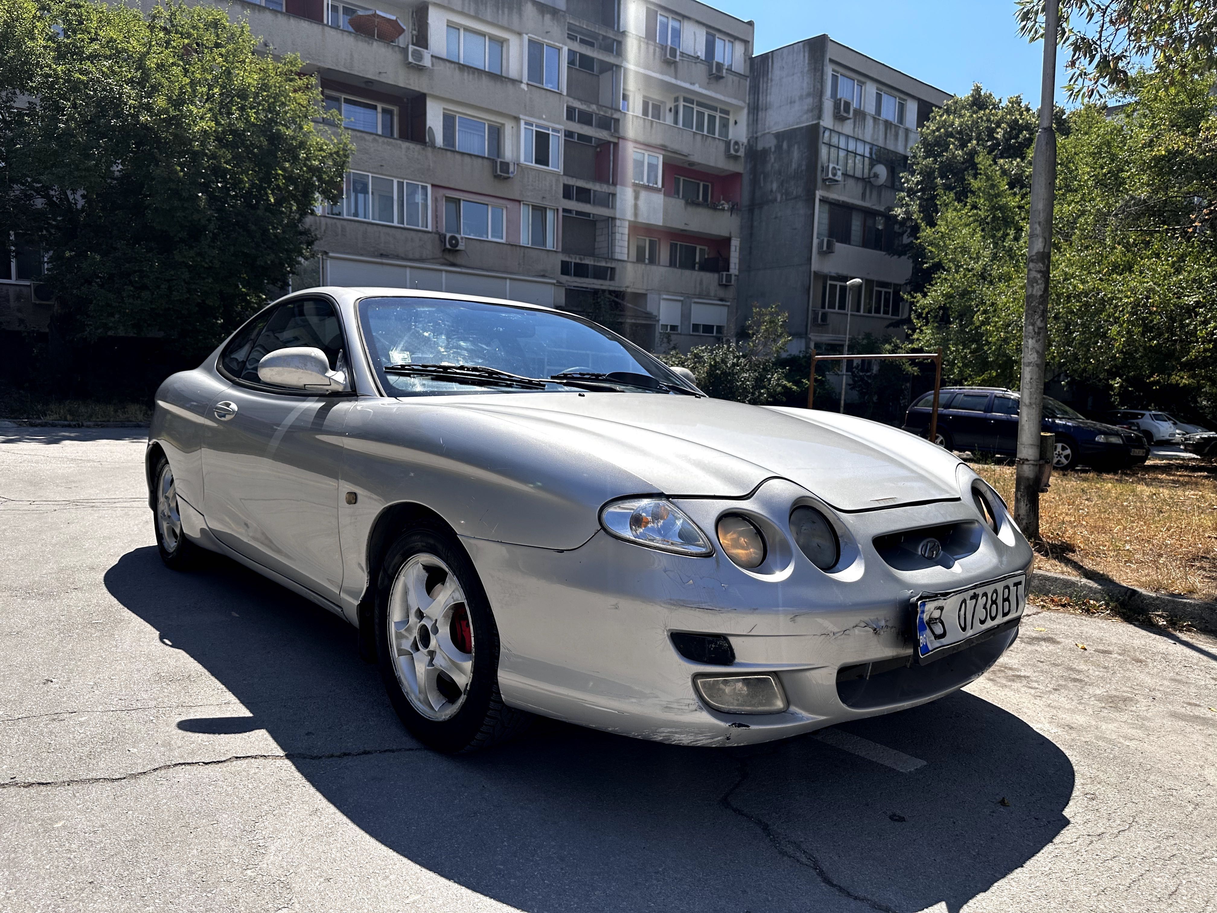 Hyundai Coupe 1.6 16V, бензин/МЕТАН, 2000 г.