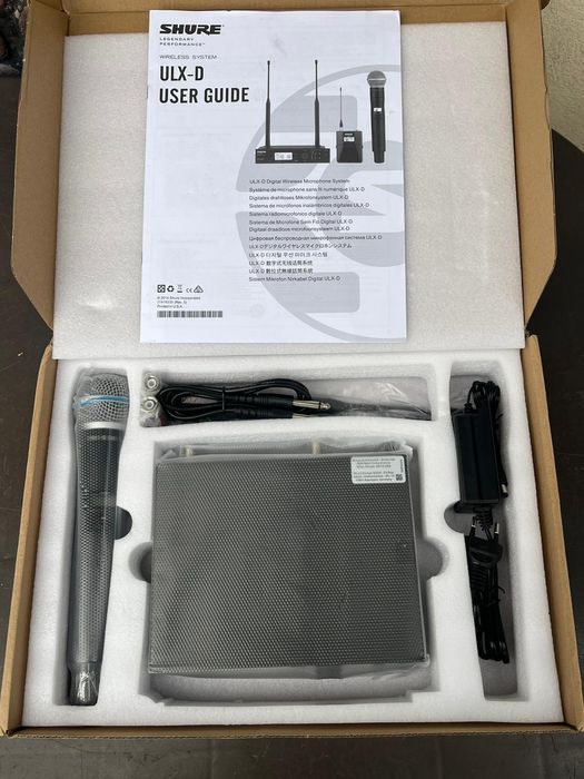 Microfon SHURE ulxd4 ulxd24 beta58a - wireless digital profesional