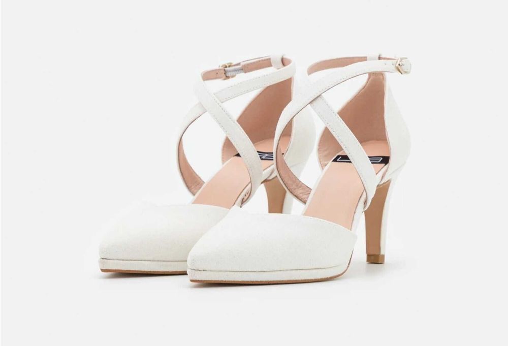 Pantofi Cu Toc Eleganti Premium LAB BY AG Piele + Textil (marimea 39)