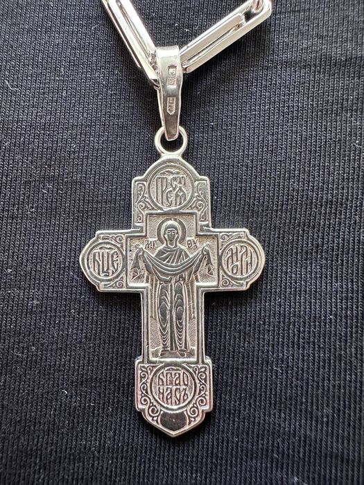 Мужской серебряный трос