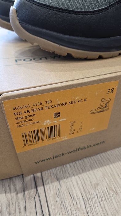 Jack Wolfskin ghete iarnă mar. 38