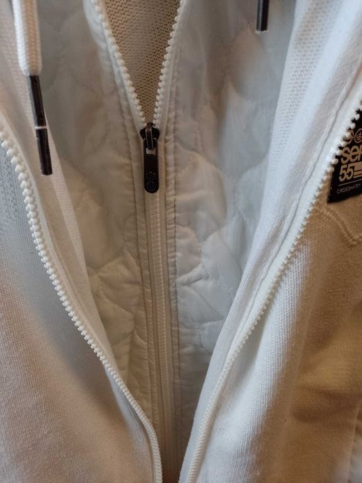 Hanorac alb XL Crosshatch