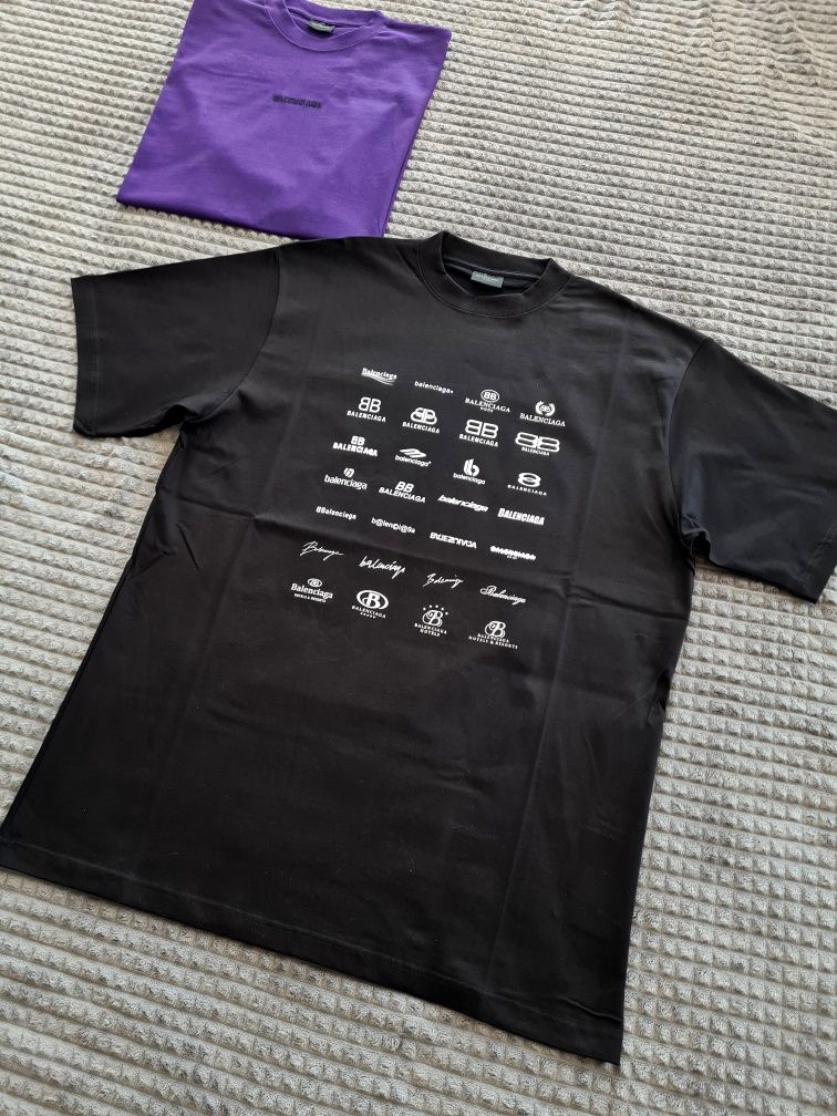 Tricou Balenciaga Archive Logos - oversize/premium/S-2XL