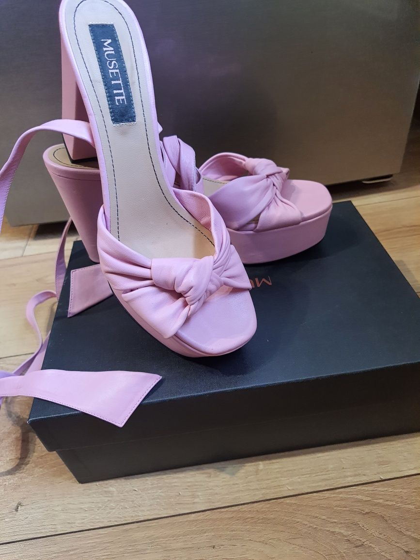 Sandale Musette piele roz