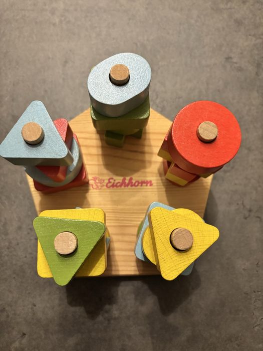 Дървени играчки сортери